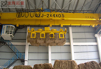 全自動秸稈垃圾發電專用抓斗起重機 automatic grab crane dedicated for straw power ...